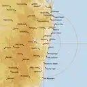 Live Grafton Weather Radar - 256km - Rain Rate