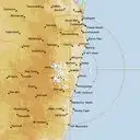 Live Grafton Weather Radar - 256km - Rain Rate