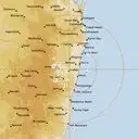 Live Grafton Weather Radar - 256km - Rain Rate