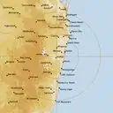 Live Grafton Weather Radar - 256km - Rain Rate