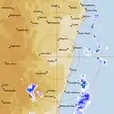 Live Grafton Weather Radar - 128km - Rain Rate
