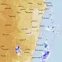Live Grafton Weather Radar - 128km - Rain Rate