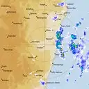 Live Grafton Weather Radar - 128km - Rain Rate