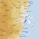 Live Grafton Weather Radar - 128km - Rain Rate