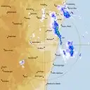 Live Grafton Weather Radar - 128km - Rain Rate