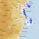 Live Grafton Weather Radar - 128km - Rain Rate