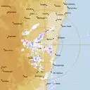 Live Grafton Weather Radar - 128km - Rain Rate
