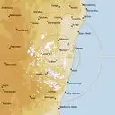 Live Grafton Weather Radar - 128km - Rain Rate