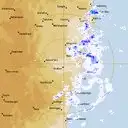 Live Grafton Weather Radar - 128km - Rain Rate