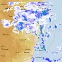 Live Grafton Weather Radar - 128km - Rain Rate