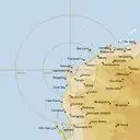 Live Learmonth Weather Radar - 512km - Rain Rate