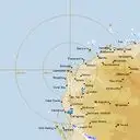 Live Learmonth Weather Radar - 512km - Rain Rate