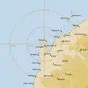 Live Learmonth Weather Radar - 256km - Rain Rate
