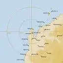 Live Learmonth Weather Radar - 256km - Rain Rate