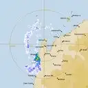 Live Learmonth Weather Radar - 256km - Rain Rate