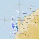 Live Learmonth Weather Radar - 256km - Rain Rate