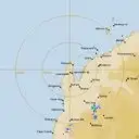 Live Learmonth Weather Radar - 256km - Rain Rate