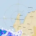Live Learmonth Weather Radar - 128km - Rain Rate