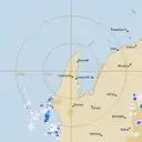 Live Learmonth Weather Radar - 128km - Rain Rate