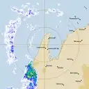 Live Learmonth Weather Radar - 128km - Rain Rate