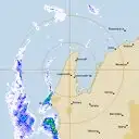 Live Learmonth Weather Radar - 128km - Rain Rate
