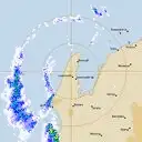 Live Learmonth Weather Radar - 128km - Rain Rate