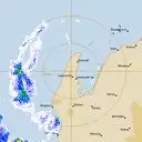 Live Learmonth Weather Radar - 128km - Rain Rate