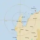 Live Learmonth Weather Radar - 128km - Rain Rate
