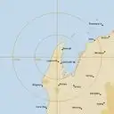 Live Learmonth Weather Radar - 128km - Rain Rate