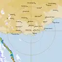 Live Albany Weather Radar - 128km - Rain Rate