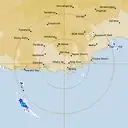 Live Albany Weather Radar - 128km - Rain Rate