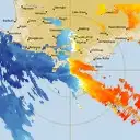 Live Albany Weather Radar - 128km - Doppler Wind