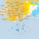 Live Albany Weather Radar - 128km - Doppler Wind