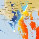 Live Albany Weather Radar - 128km - Doppler Wind