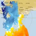 Live Albany Weather Radar - 128km - Doppler Wind