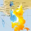Live Albany Weather Radar - 128km - Doppler Wind