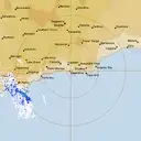 Live Esperance Weather Radar - 512km - Rain Rate