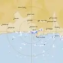 Live Esperance Weather Radar - 128km - Rain Rate