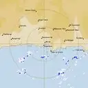 Live Esperance Weather Radar - 128km - Rain Rate