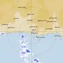 Live Esperance Weather Radar - 128km - Rain Rate
