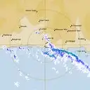 Live Esperance Weather Radar - 128km - Rain Rate