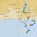 Live Esperance Weather Radar - 128km - Rain Rate