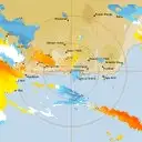 Live Esperance Weather Radar - 128km - Doppler Wind