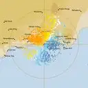 Live Esperance Weather Radar - 128km - Doppler Wind