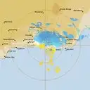 Live Esperance Weather Radar - 128km - Doppler Wind