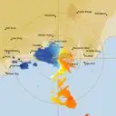 Live Esperance Weather Radar - 128km - Doppler Wind