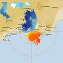 Live Esperance Weather Radar - 128km - Doppler Wind