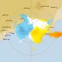 Live Esperance Weather Radar - 128km - Doppler Wind