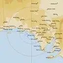 Live Ceduna Weather Radar - 512km - Rain Rate