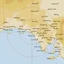 Live Ceduna Weather Radar - 512km - Rain Rate